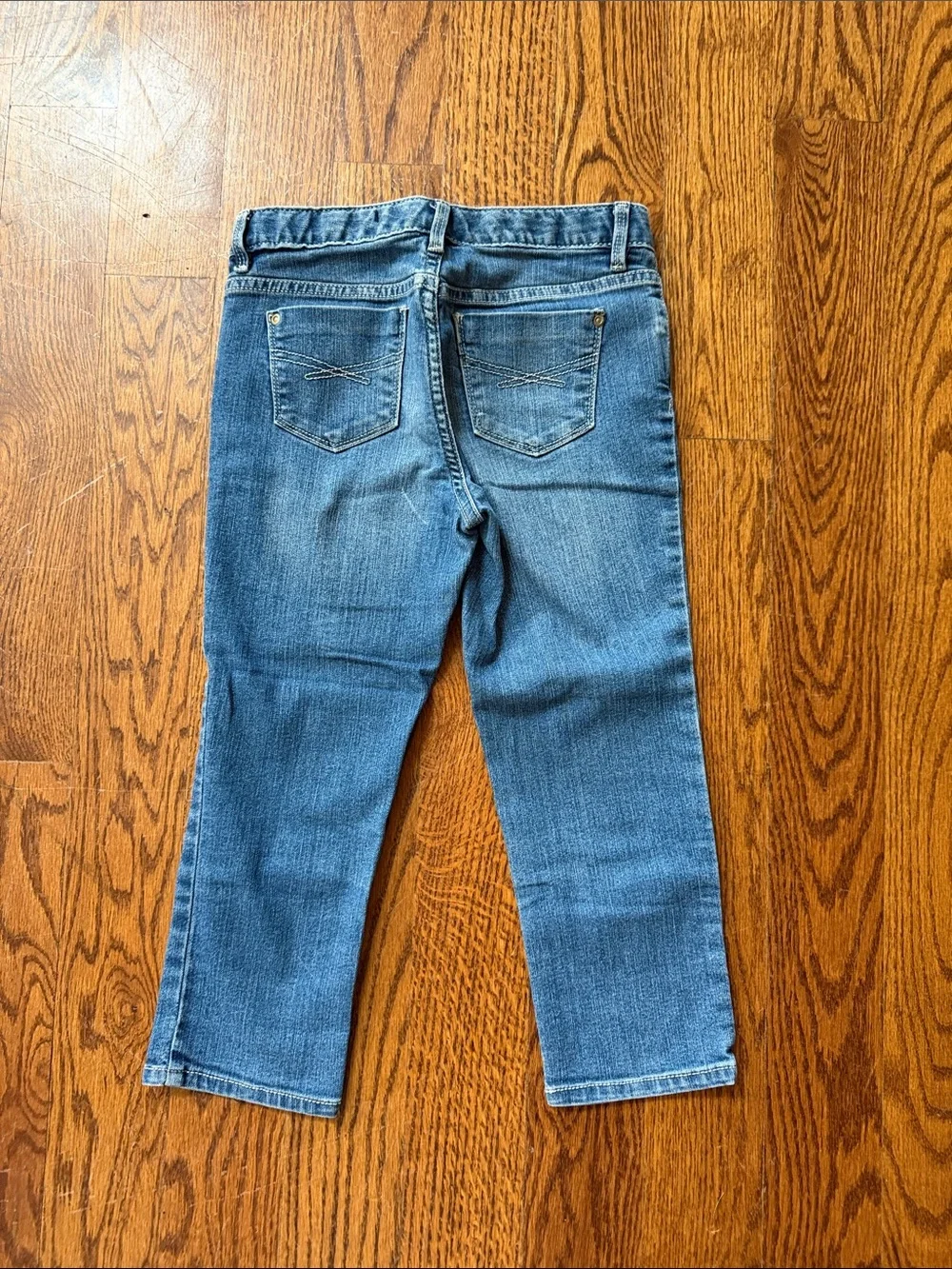 GAP Kids Blue Straight cropped stretch  Jeans